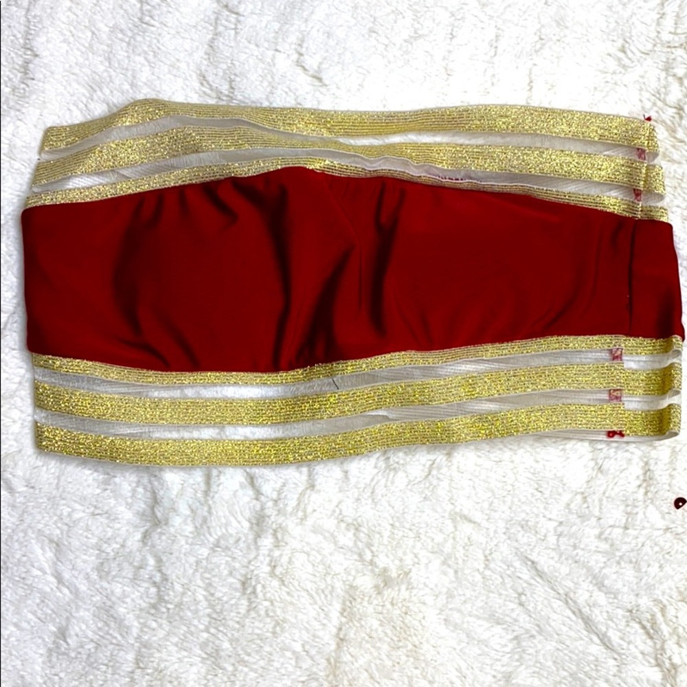 Wonder Woman Bandeau Bikini Top Size M